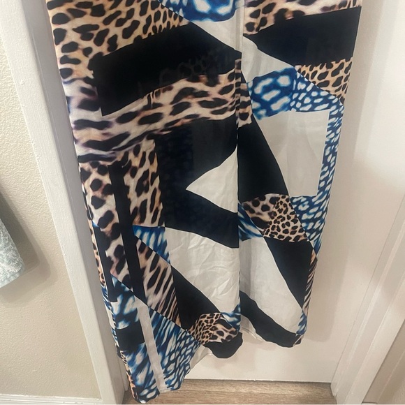 Trina Turk Black and White Halter Maxi Sundress - Picture 11 of 12